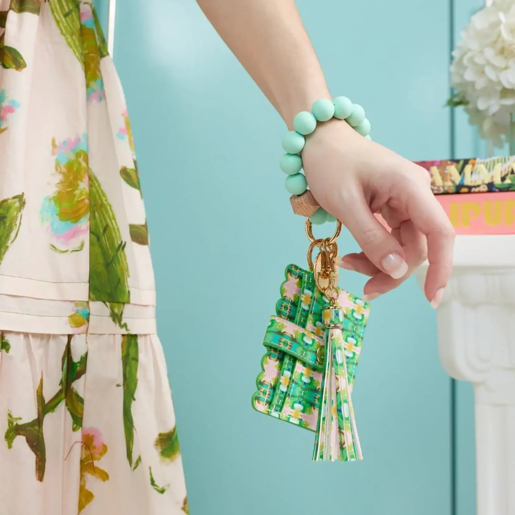 Laura Park Keychain Wristlet Wallet Boca Bay