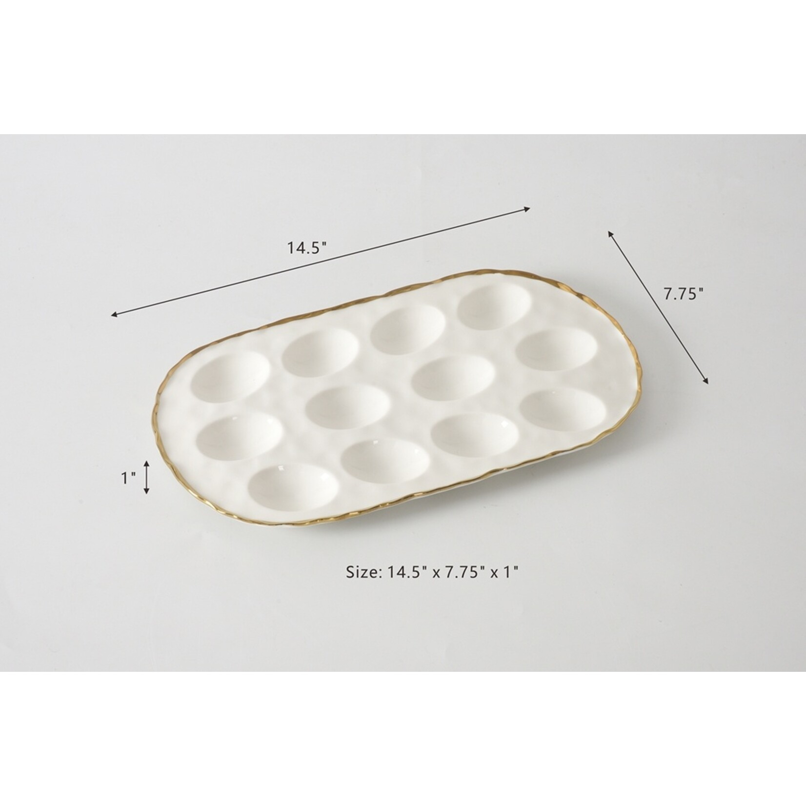 Pampa Bay Portofino Oval Deviled Egg Tray
