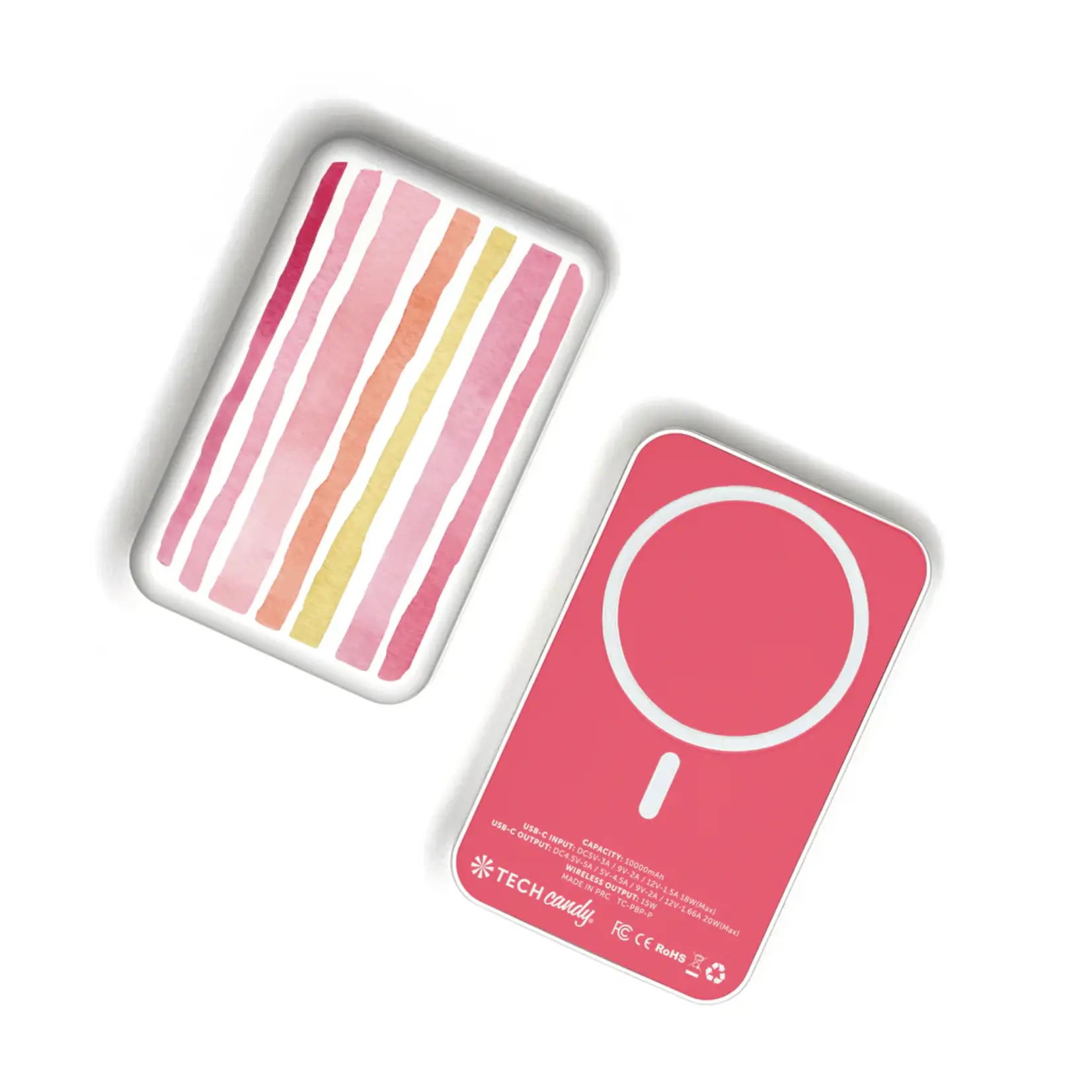 Tech Candy Piggy Back Power Magnetic Battery Pink