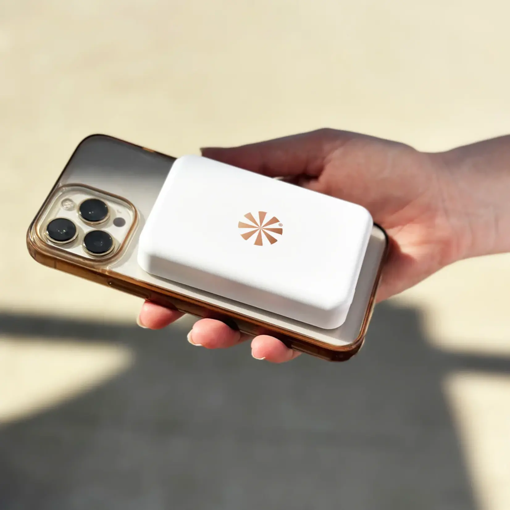 Tech Candy Piggy Back Power Magnetic Battery Natural