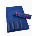 Oh My Mahjong Navy Blue Let's Rack & Roll Bag