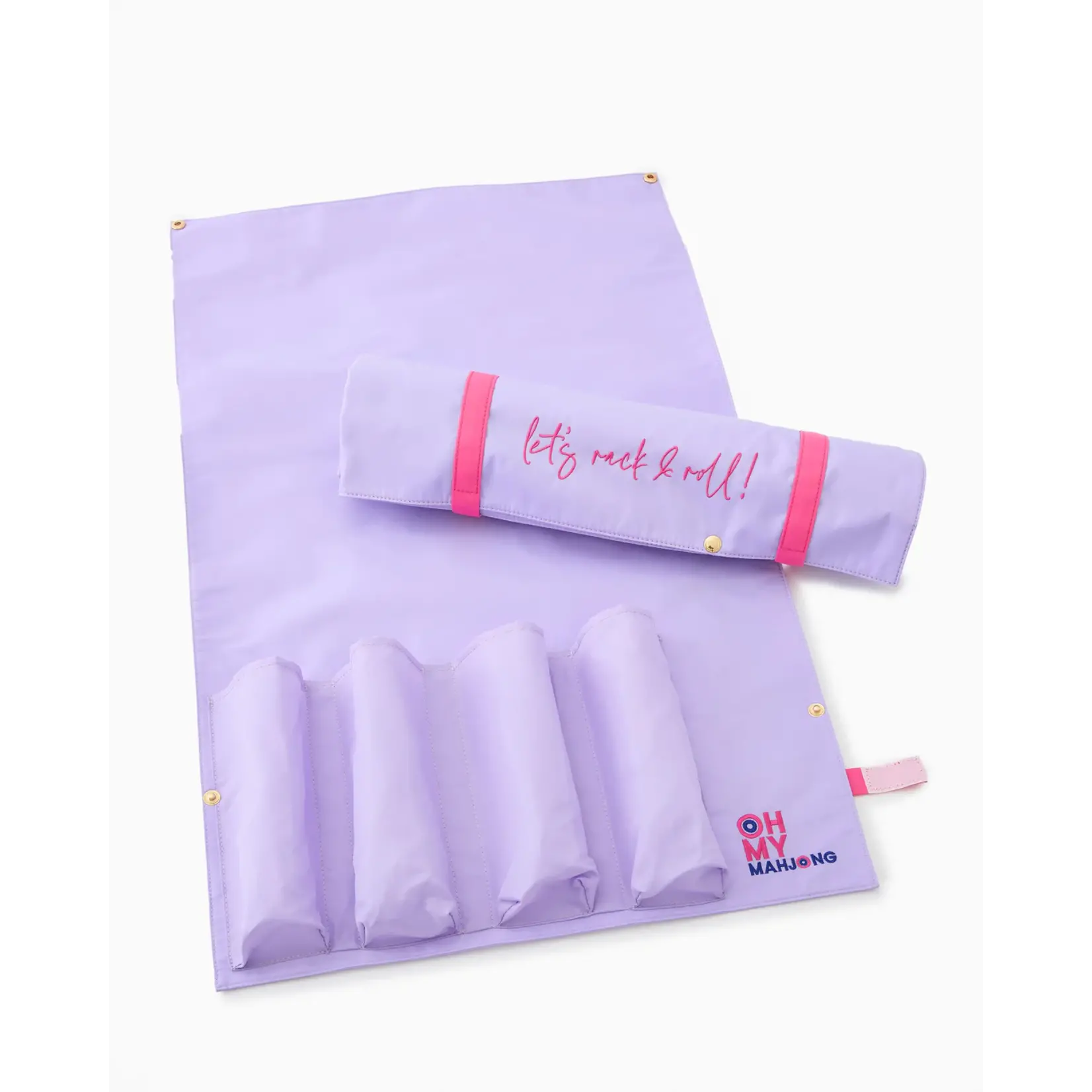 Oh My Mahjong Lilac Let's Rack & Roll Bag
