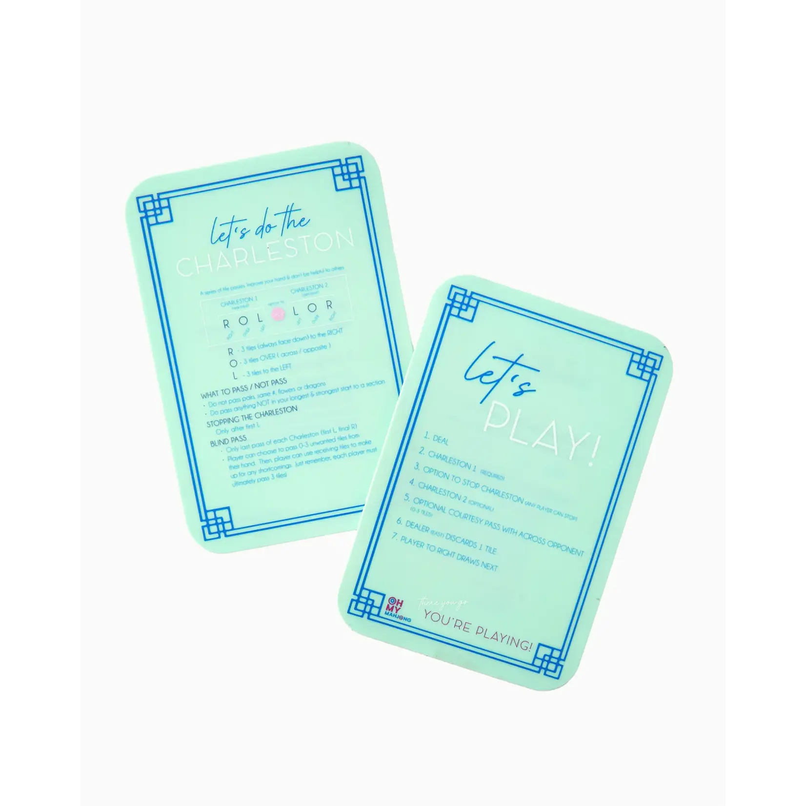 Oh My Mahjong Mint Instructional Shufflers