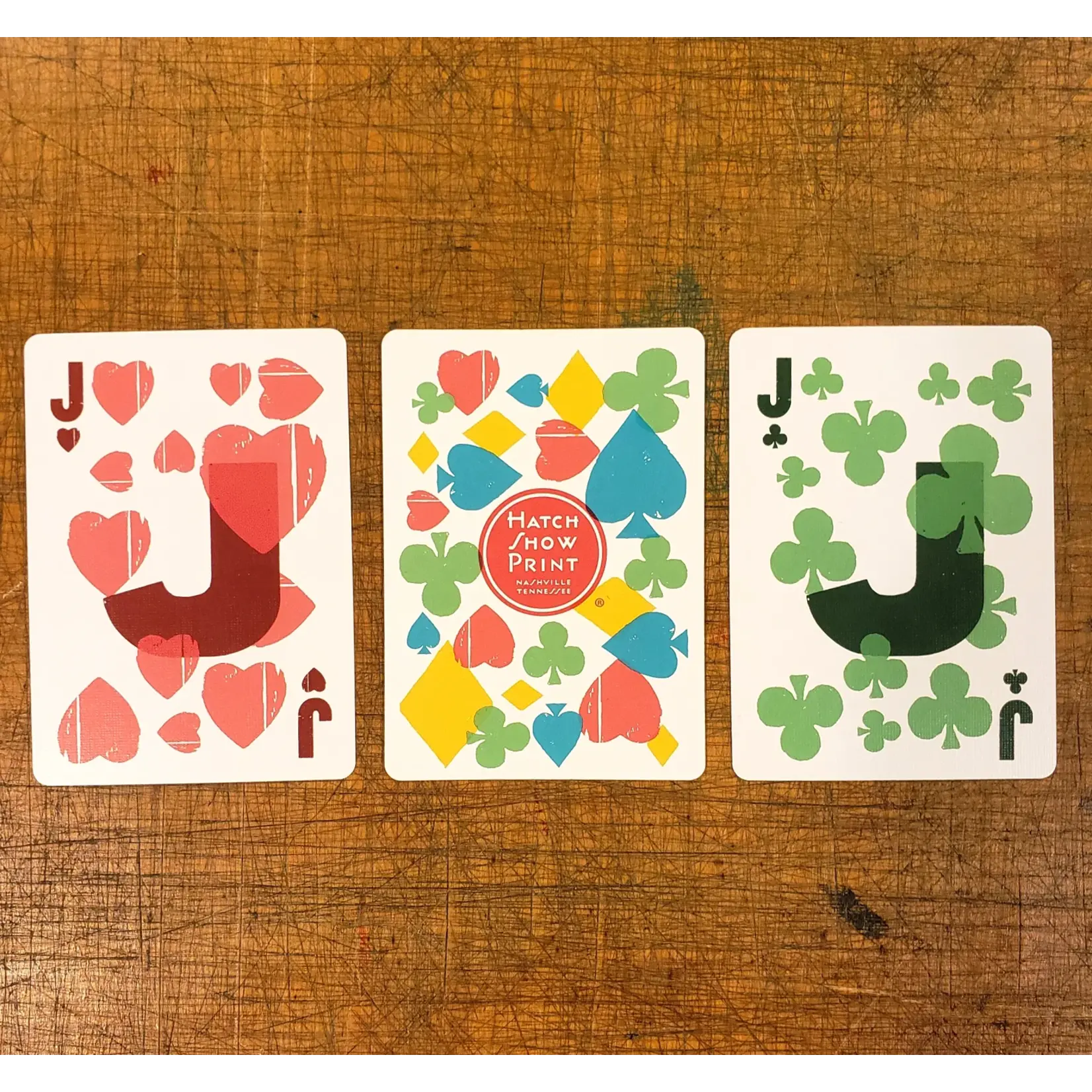 Hatch Show Print Colorful Playing Cards