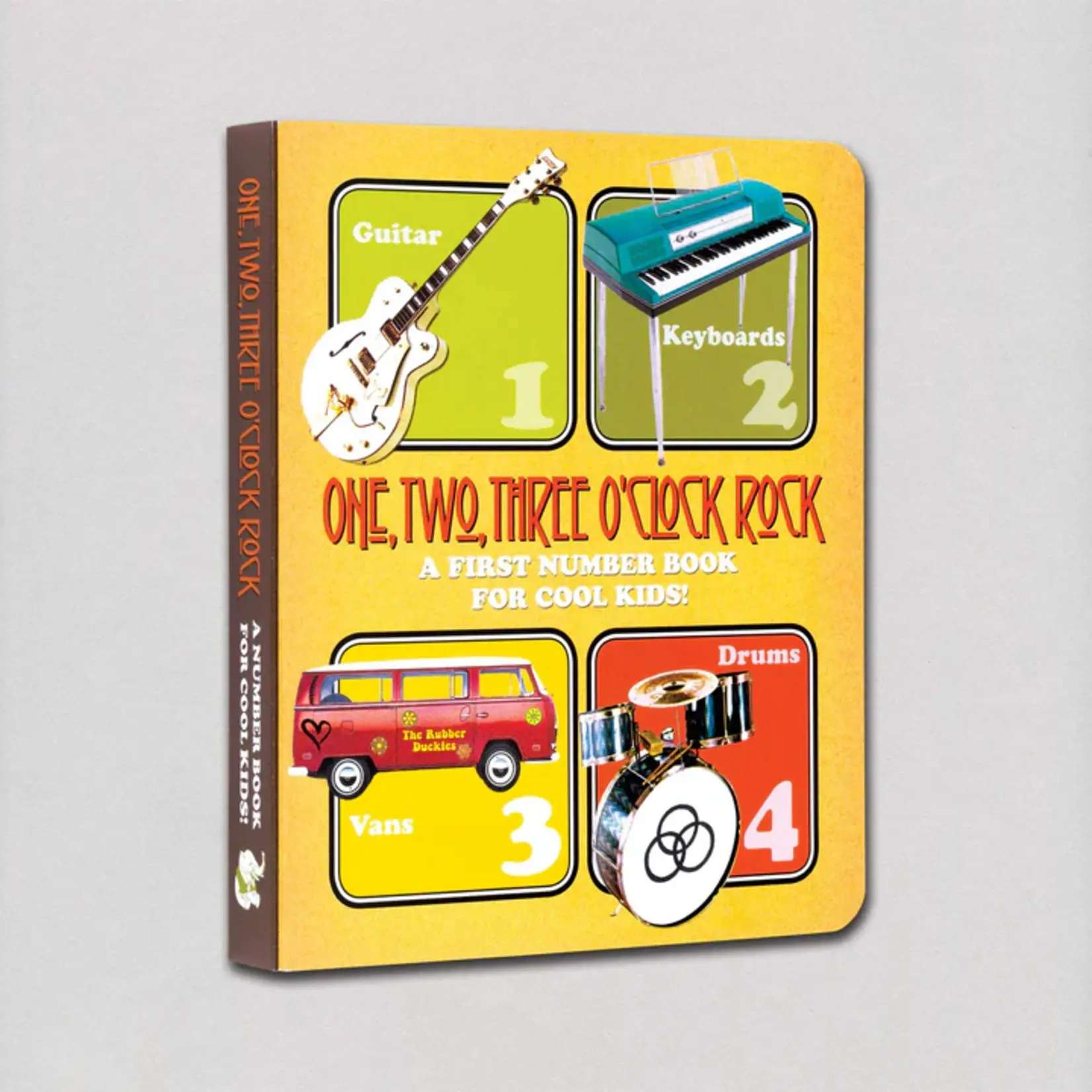 Laughing Elephant Books One, Two, Three O' clock, Rock: First Number Book Children's