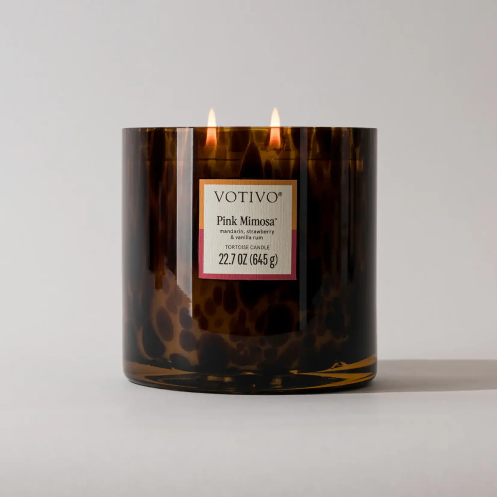 Votivo Tortoise Candle Pink Mimosa