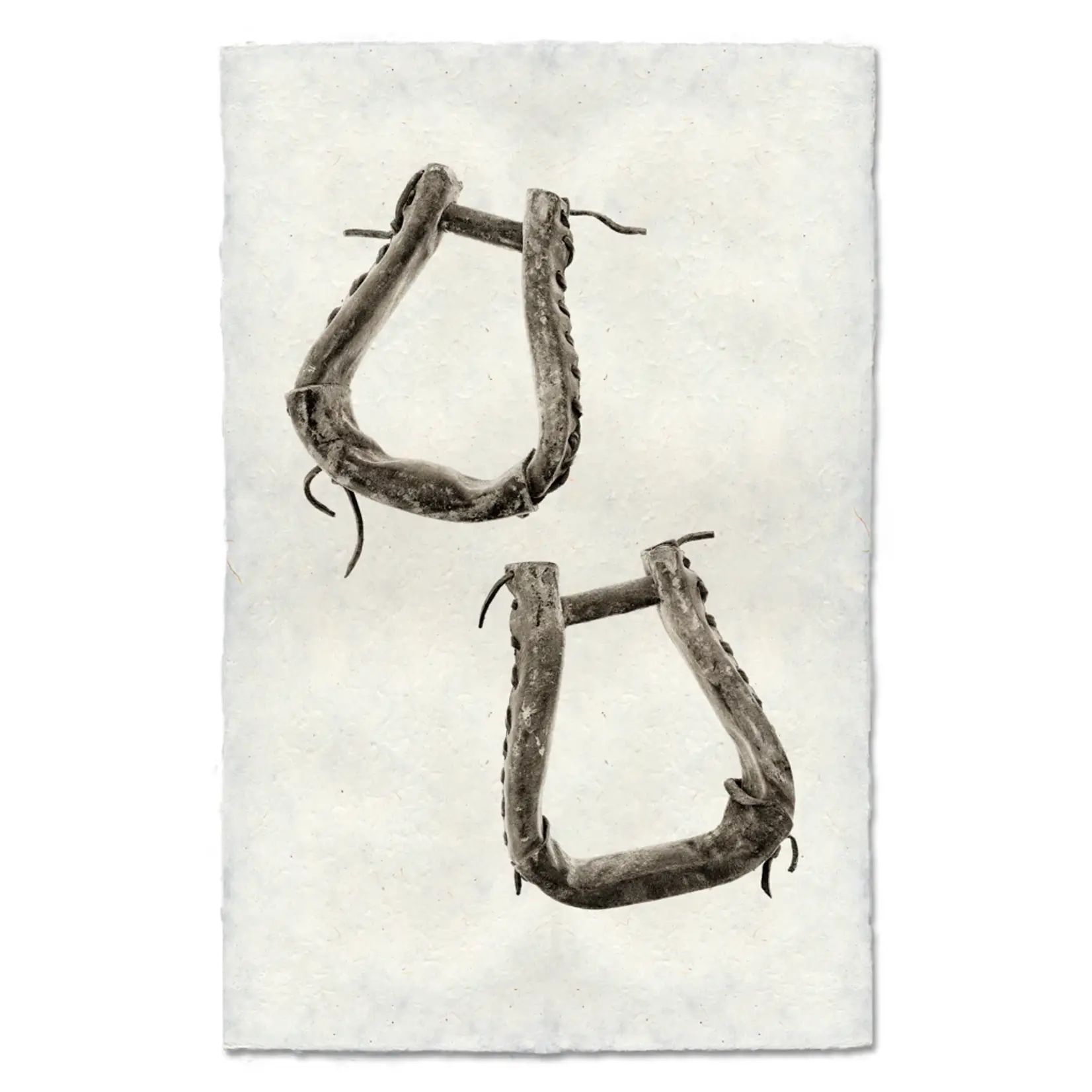 Barloga Studios Stirrups 20 X 30 Nepalese Handmade Paper