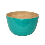 Albert L Bamboo Mixing Bowl Turquoise