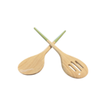 Albert L Refined Salad Server Set Pastel Green