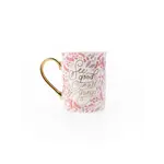 Mary Square See Good In All Things Gold Handle Ceramic Mug