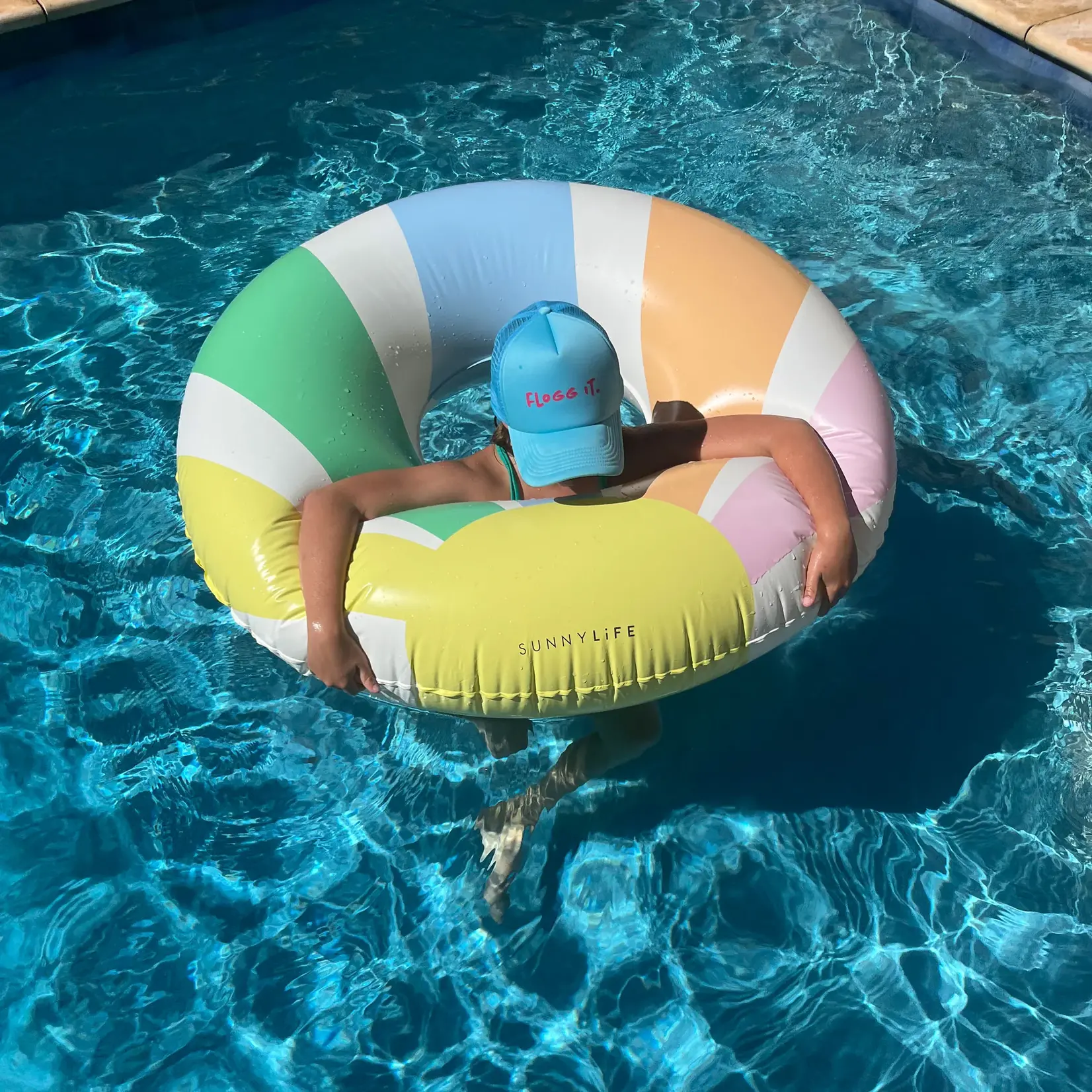 Sunnylife Pool Side Tube Float Pastel Gelato