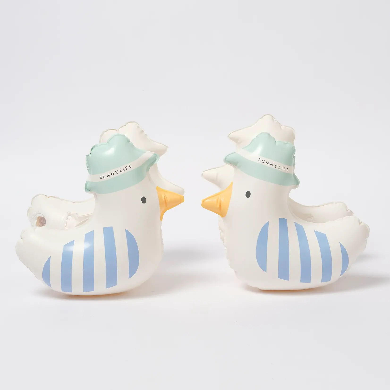 Sunnylife Kids Inflatable Arm Bands Sid the Seagull Blue Stripe