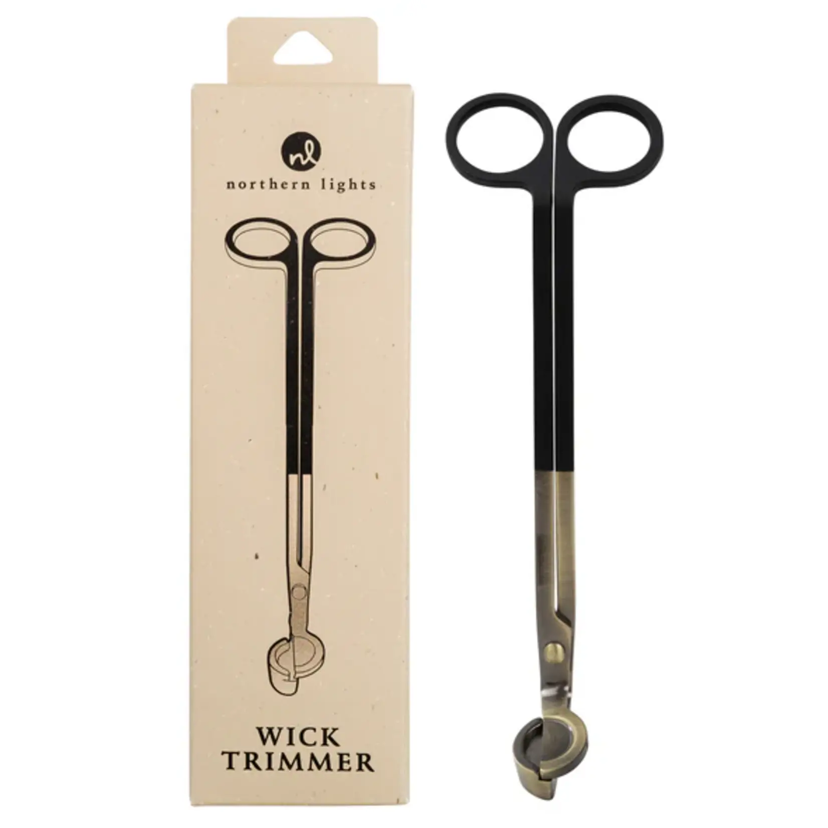 Northern Lights Wick Trimmer Brushed Gold & Black