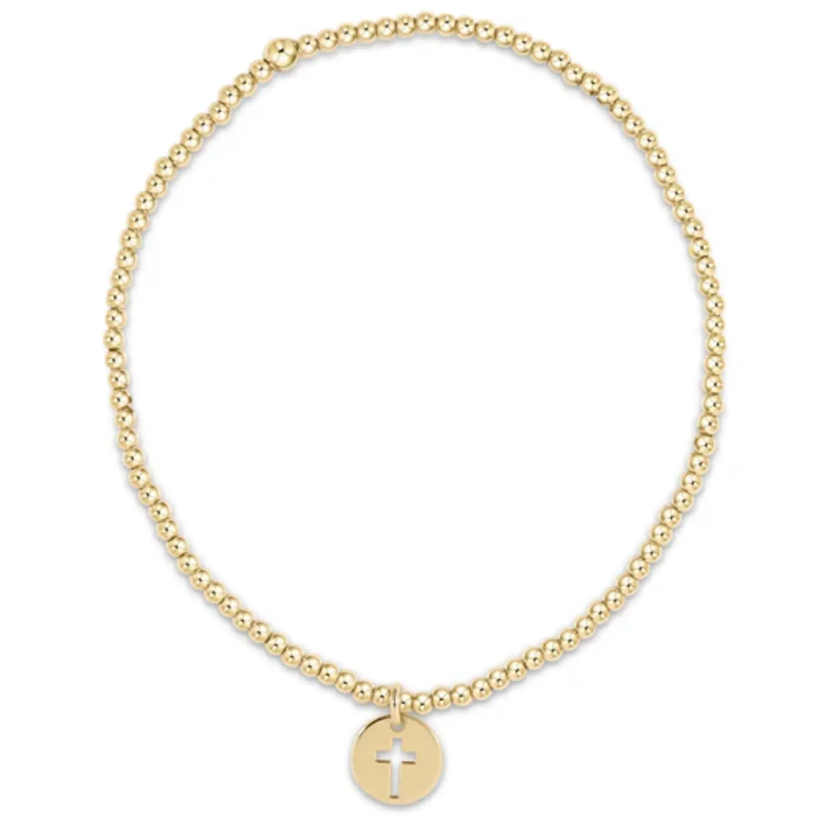 enewton egirl Classic Gold 2mm Bead Bracelet Blessed Small