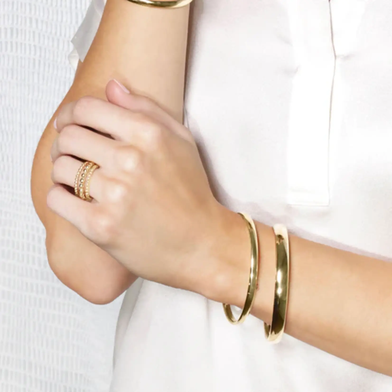 enewton Cherish Gold Bangle Bracelet Small