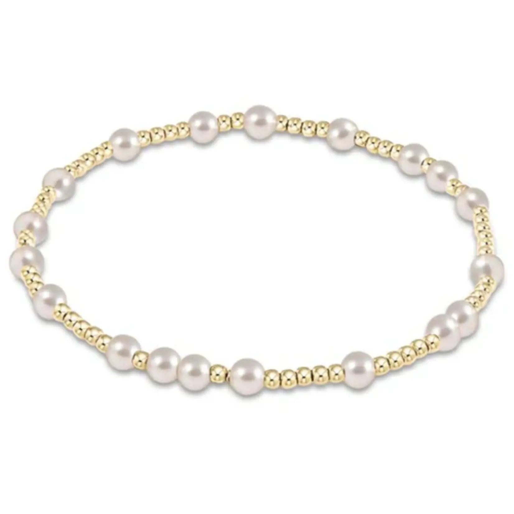 enewton egirl Hope Unwritten 4 mm Bead Bracelet Pearl