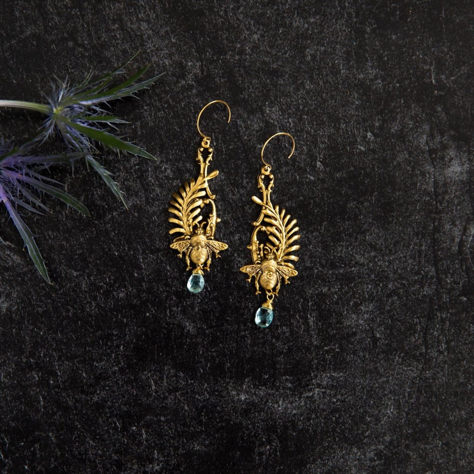 Trollbinde Bee and Laurel Spray Earrings