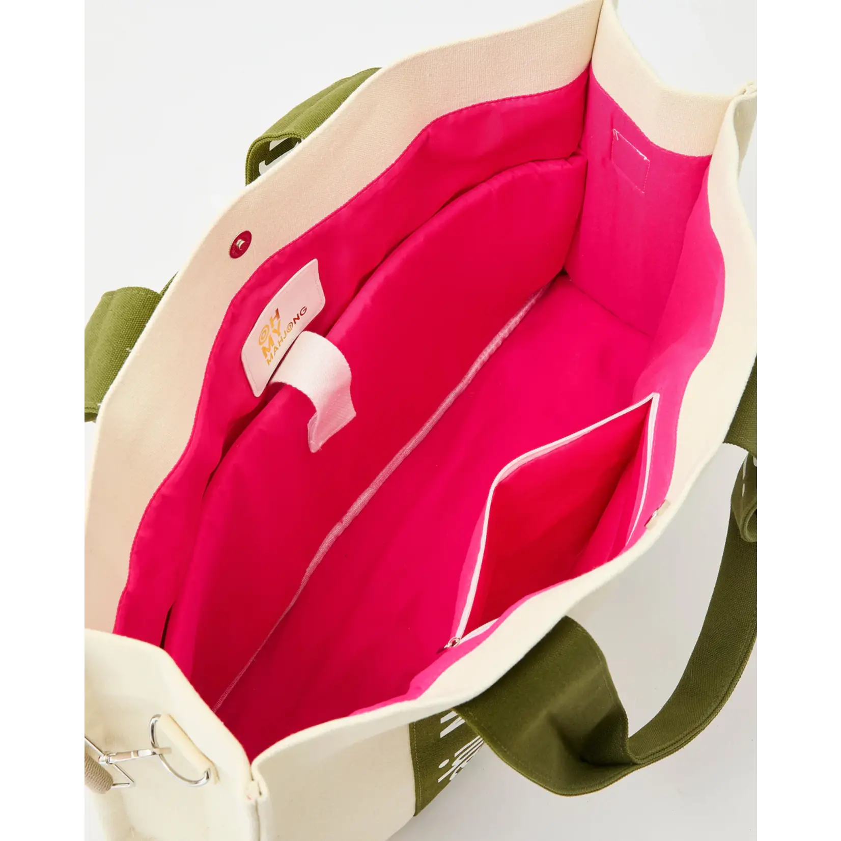 Oh My Mahjong Olive Mahj it All Bag
