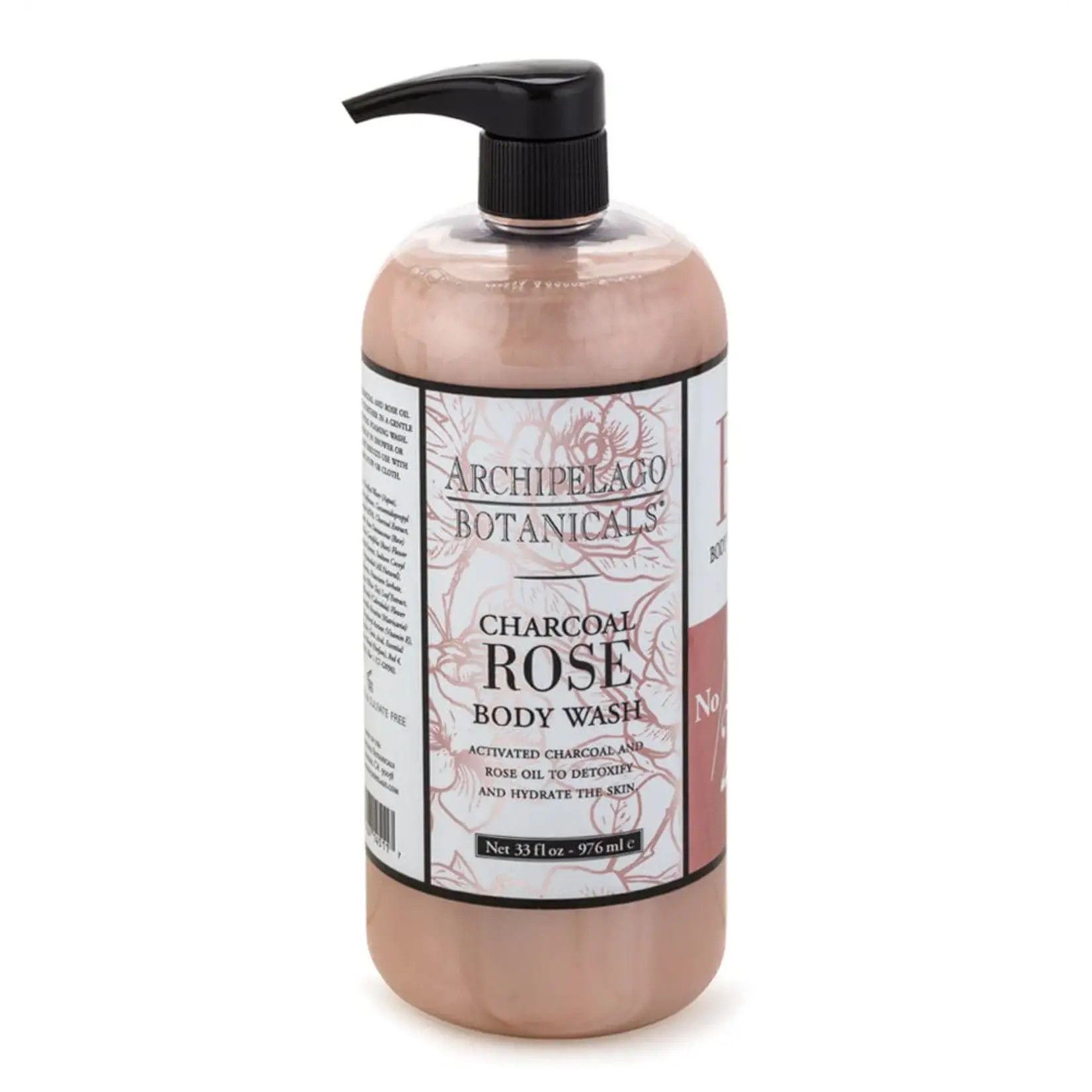 Archipelago Charcoal Rose Body Wash 33oz