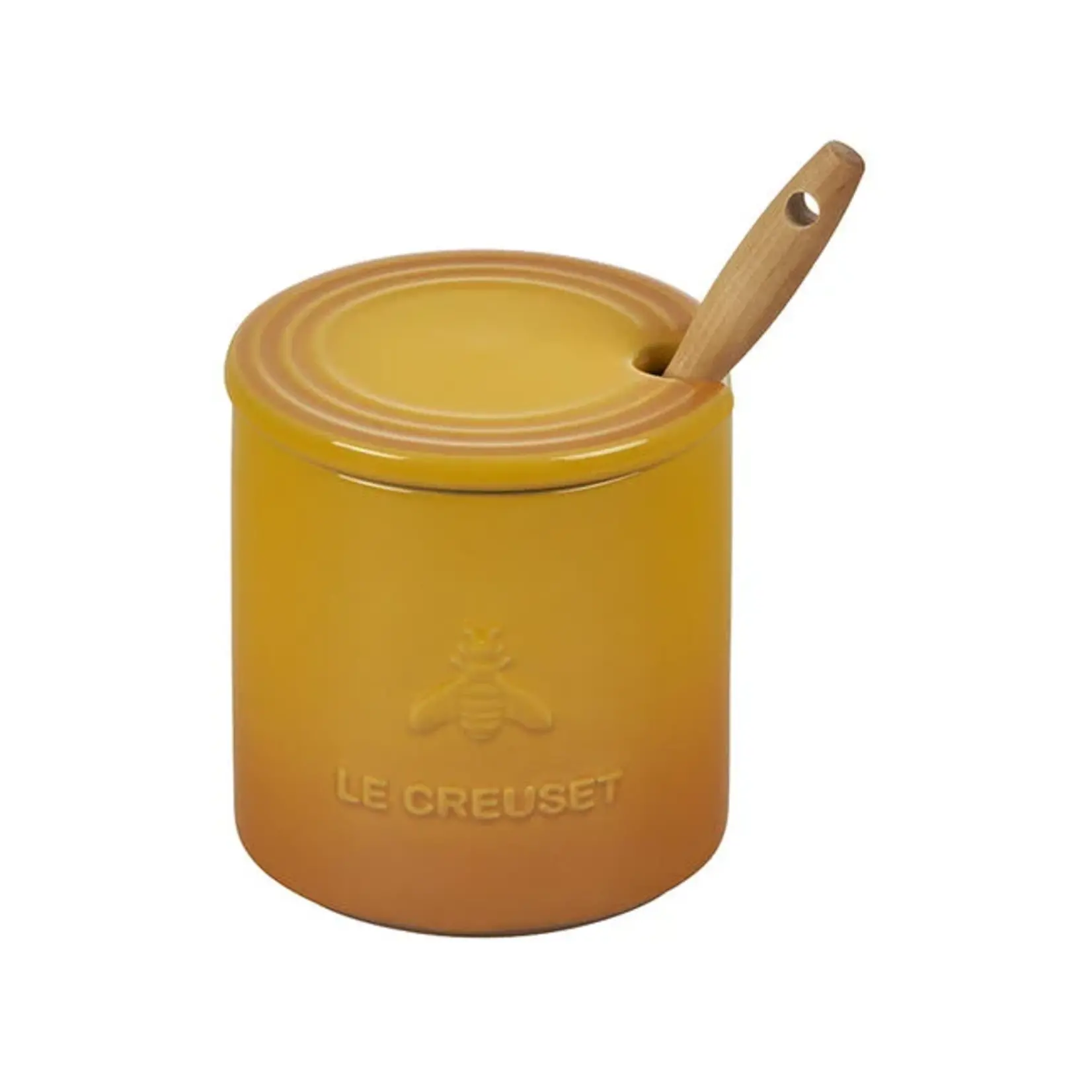 Le Creuset Signature Honey Pot with Dipper 14oz Nectar