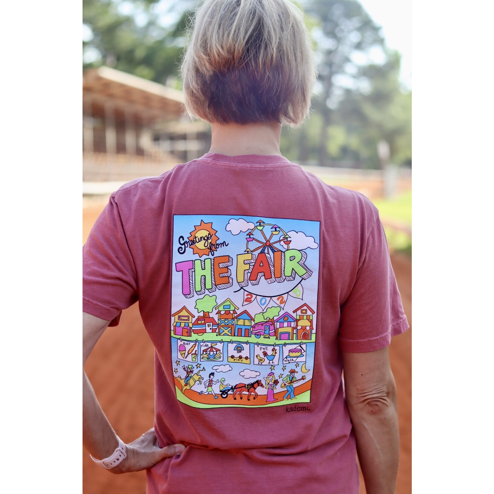 Kademi Fair 2025 Adult T-Shirt Crimson