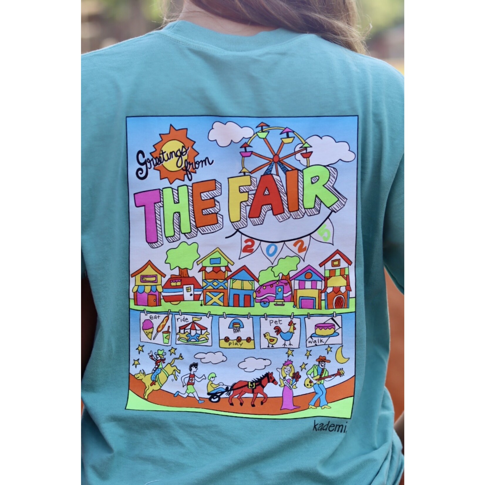 Kademi Fair 2025 Adult T-Shirt Seafoam