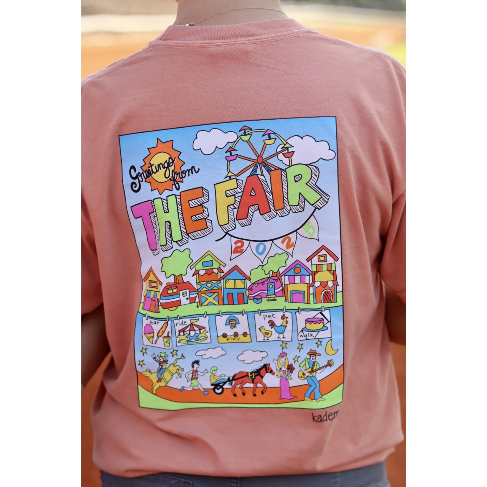 Kademi Fair 2025 Adult T-Shirt Terracotta