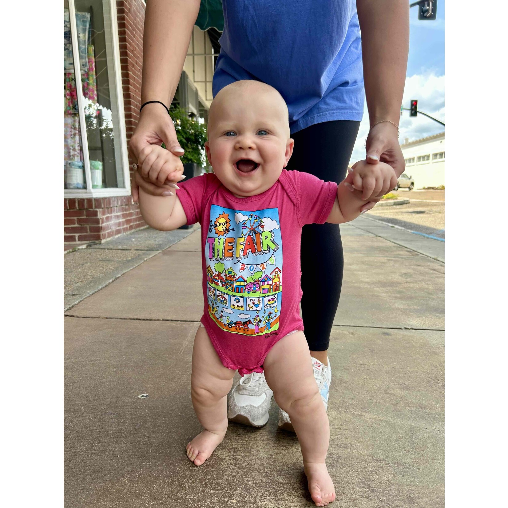Kademi Fair 2025 Infant Bodysuit Vin Hot Pink