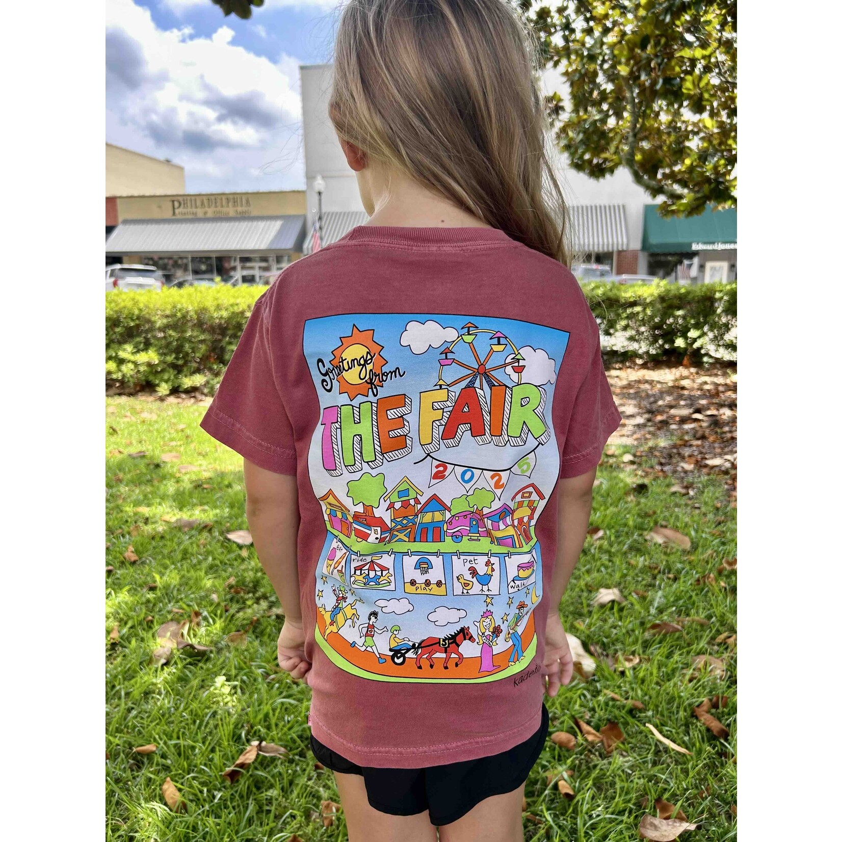 Kademi Fair 2025 Youth T-Shirt Crimson