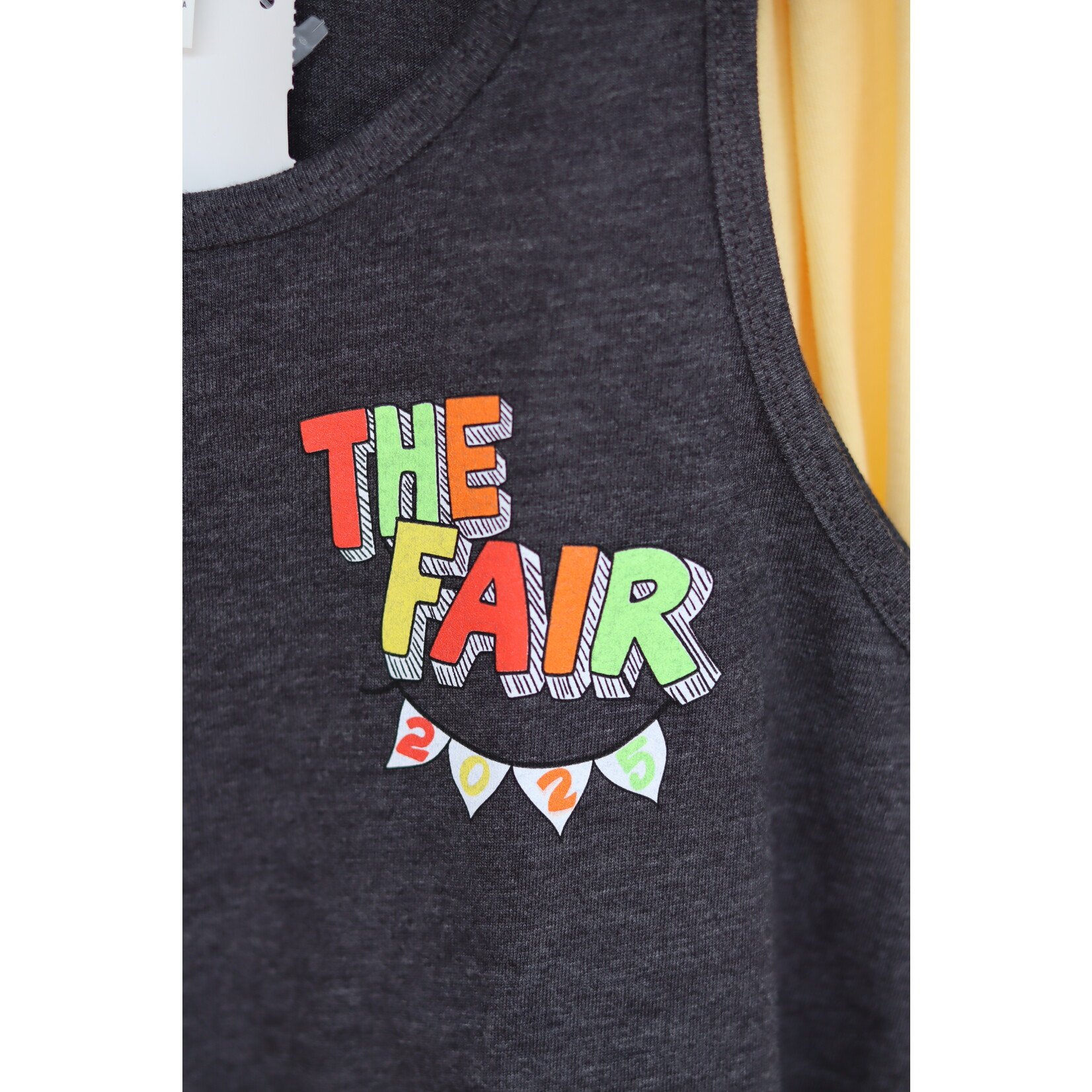 Kademi Fair 2025 Youth Tank Dark Heather Grey