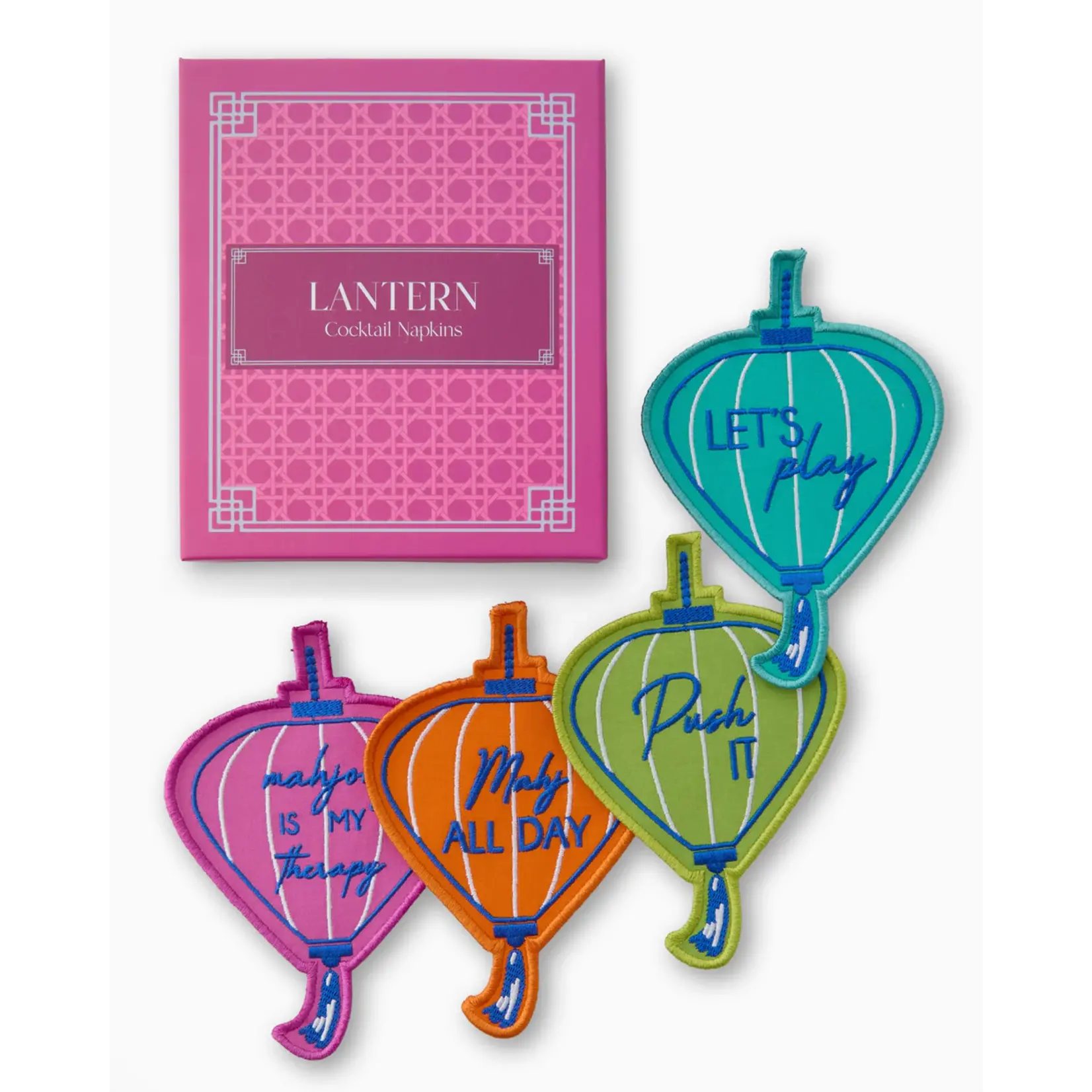 Oh My Mahjong Mahjong Lantern Cocktail Napkins