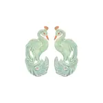 We Dream In Colour Jade Peacock Earrings