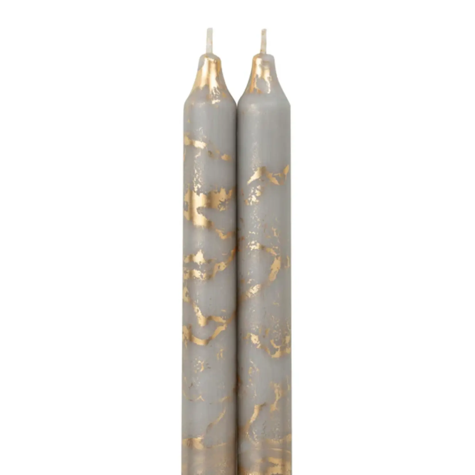Northern Lights Decorative Tapers Stone W/Gold