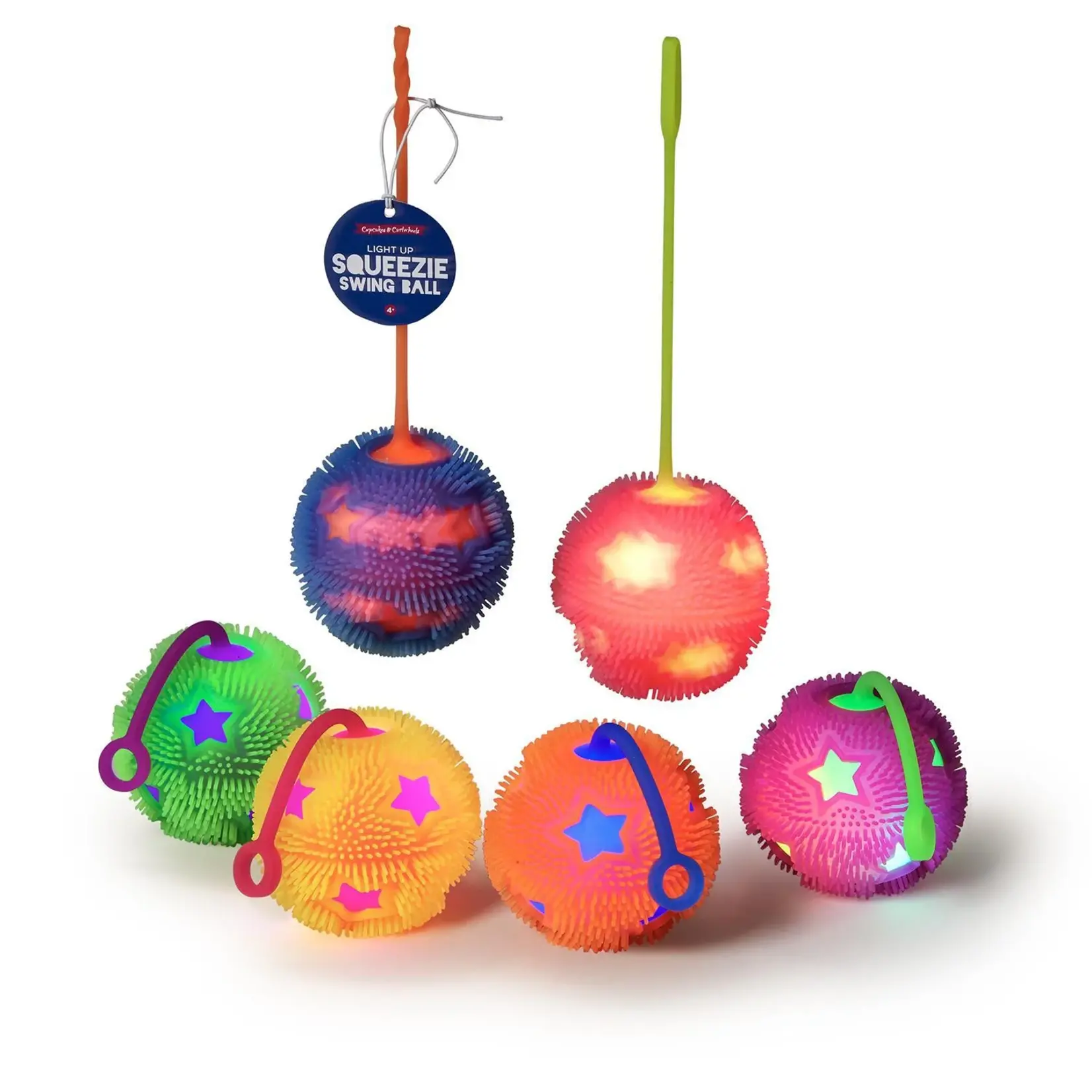 Two's Company Light Up Bungee Ball Squeeze