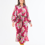 Mary Square Ava Center Stage Plum Dress