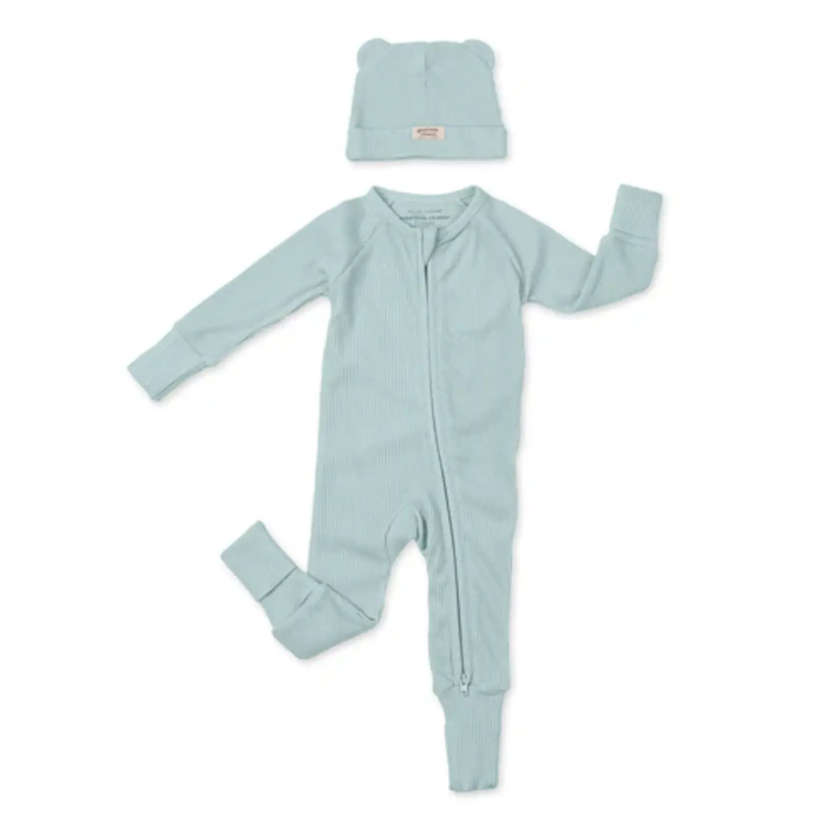 Bella Tunno Zip Fit & Beanie Set 0-3M Fog