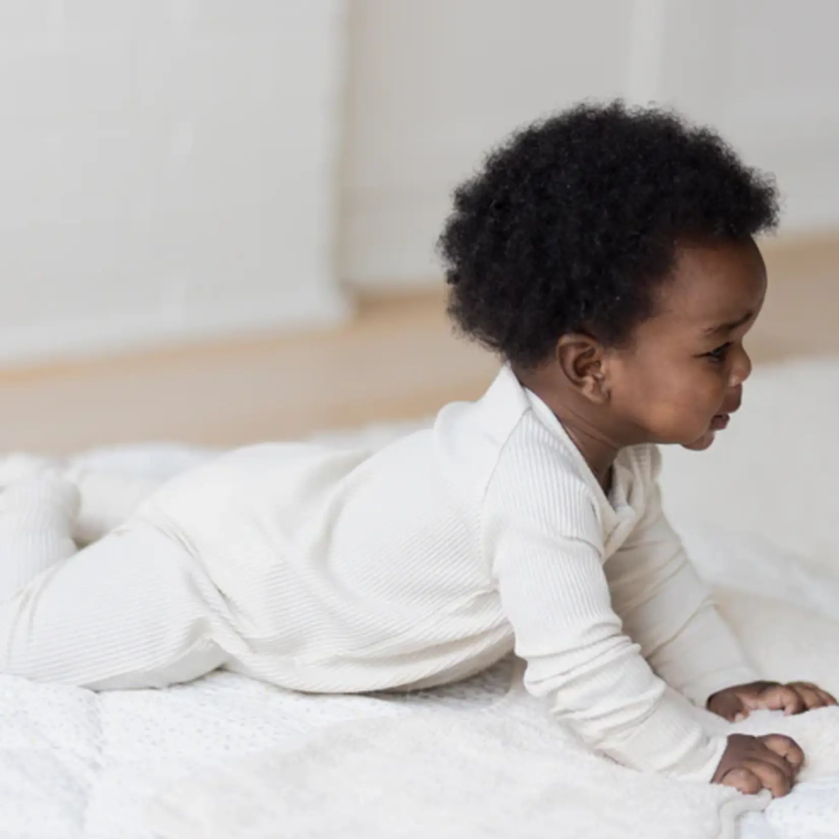 Bella Tunno Zip Fit & Beanie Set 0-3M Linen