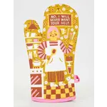 Blue Q Never Want Your Help Oven Mitt