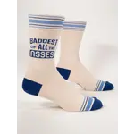 Blue Q Men's Socks Baddest of Asses