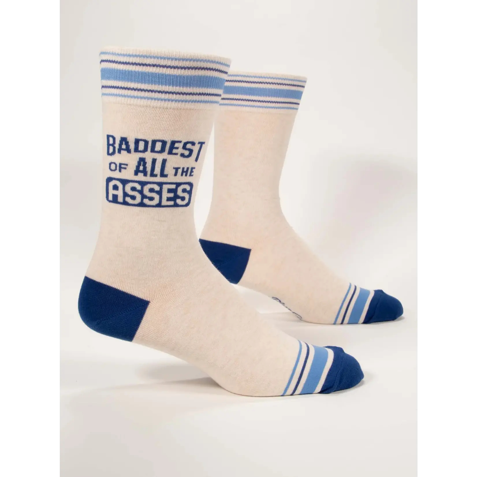 Blue Q Men's Socks Baddest of Asses