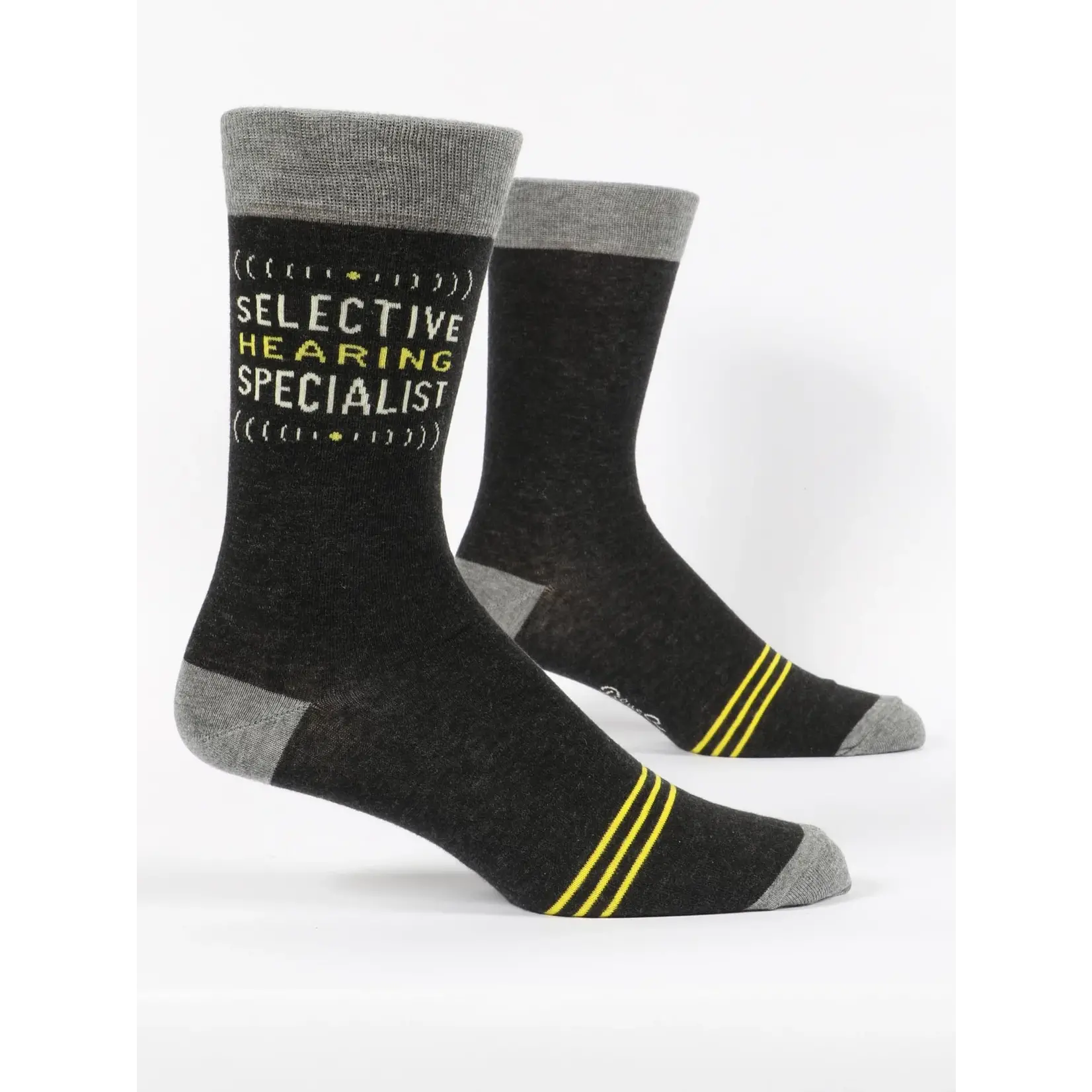 Blue Q Men's Socks Selective Hearing