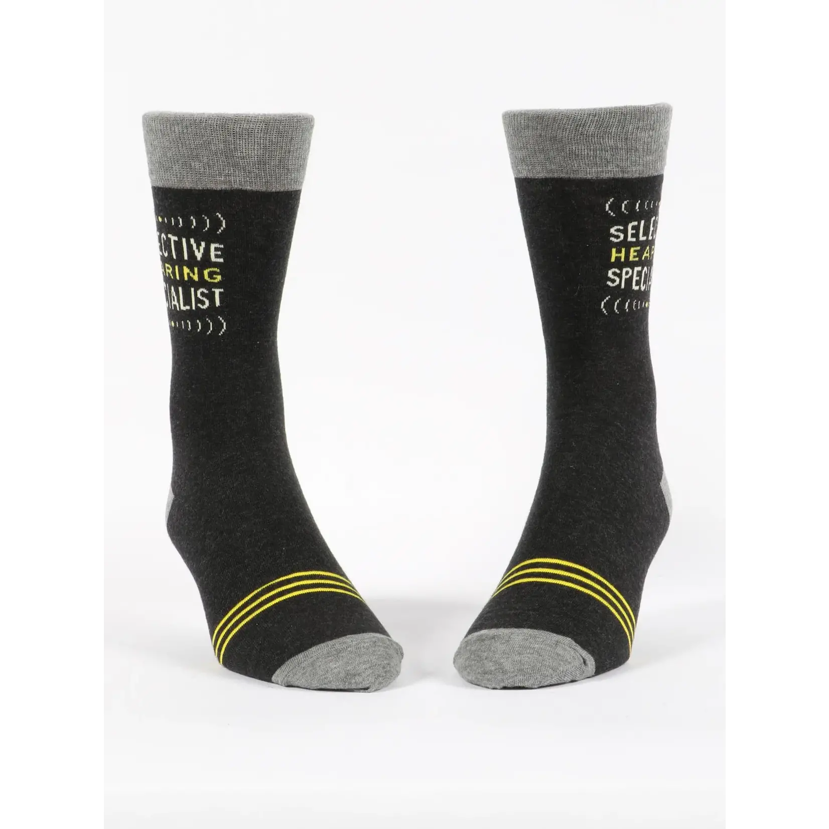 Blue Q Men's Socks Selective Hearing