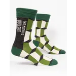 Blue Q Men's Socks Meeting Is Bullshit