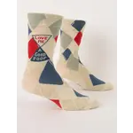 Blue Q Men's Socks Love Me a Good Poop