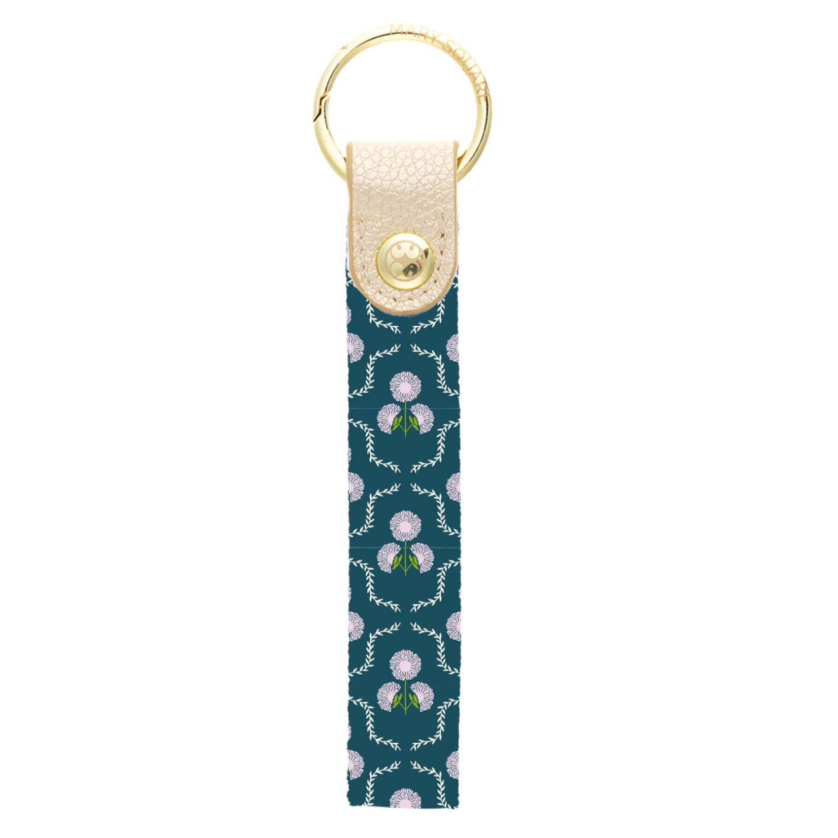Mary Square Key Fob Skinny Venice Vines
