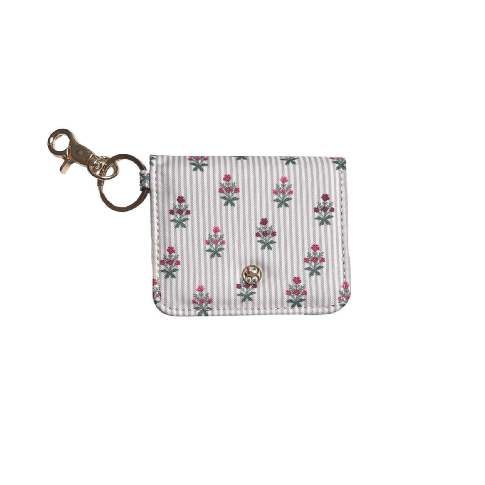 Mary Square ID Wallet Cottage Stripes