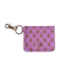 Mary Square ID Wallet Pink Floral Block