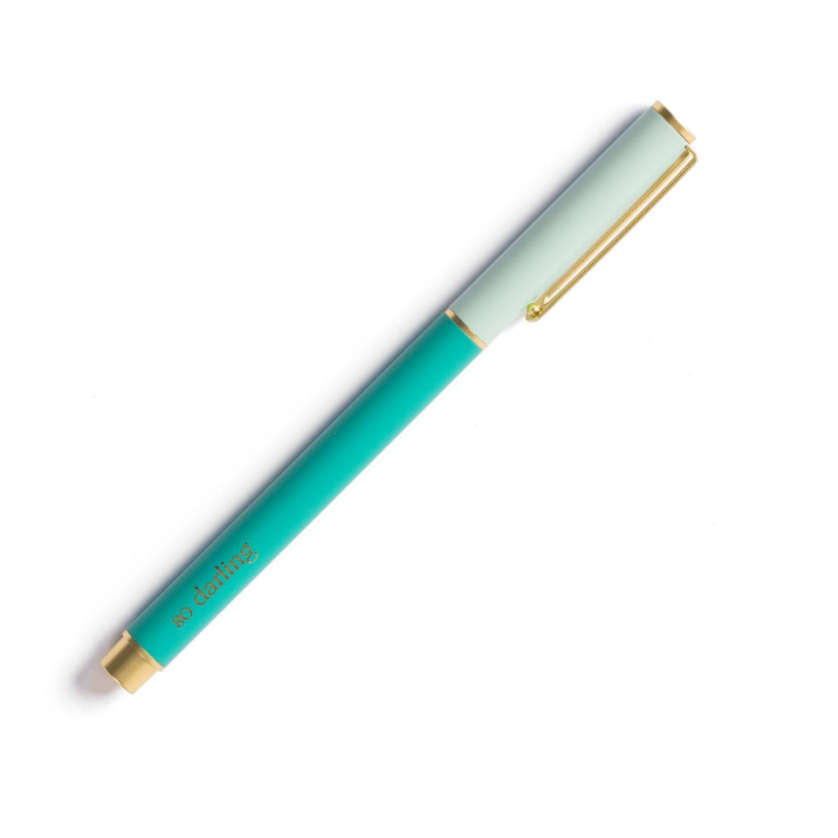 Mary Square Snap Cap Colorblock Pen