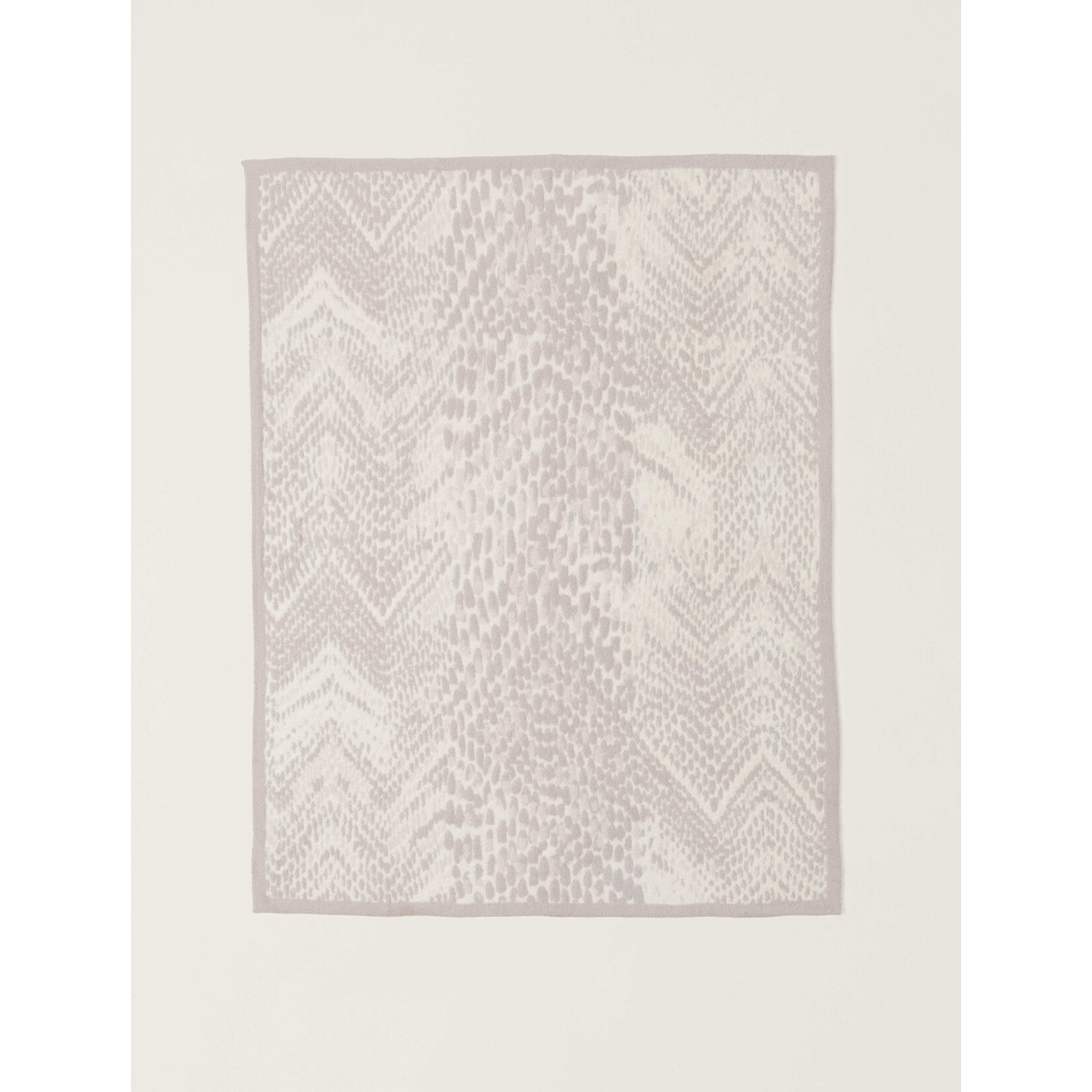 Barefoot Dreams CozyChic Snakeskin Throw Cream Multi