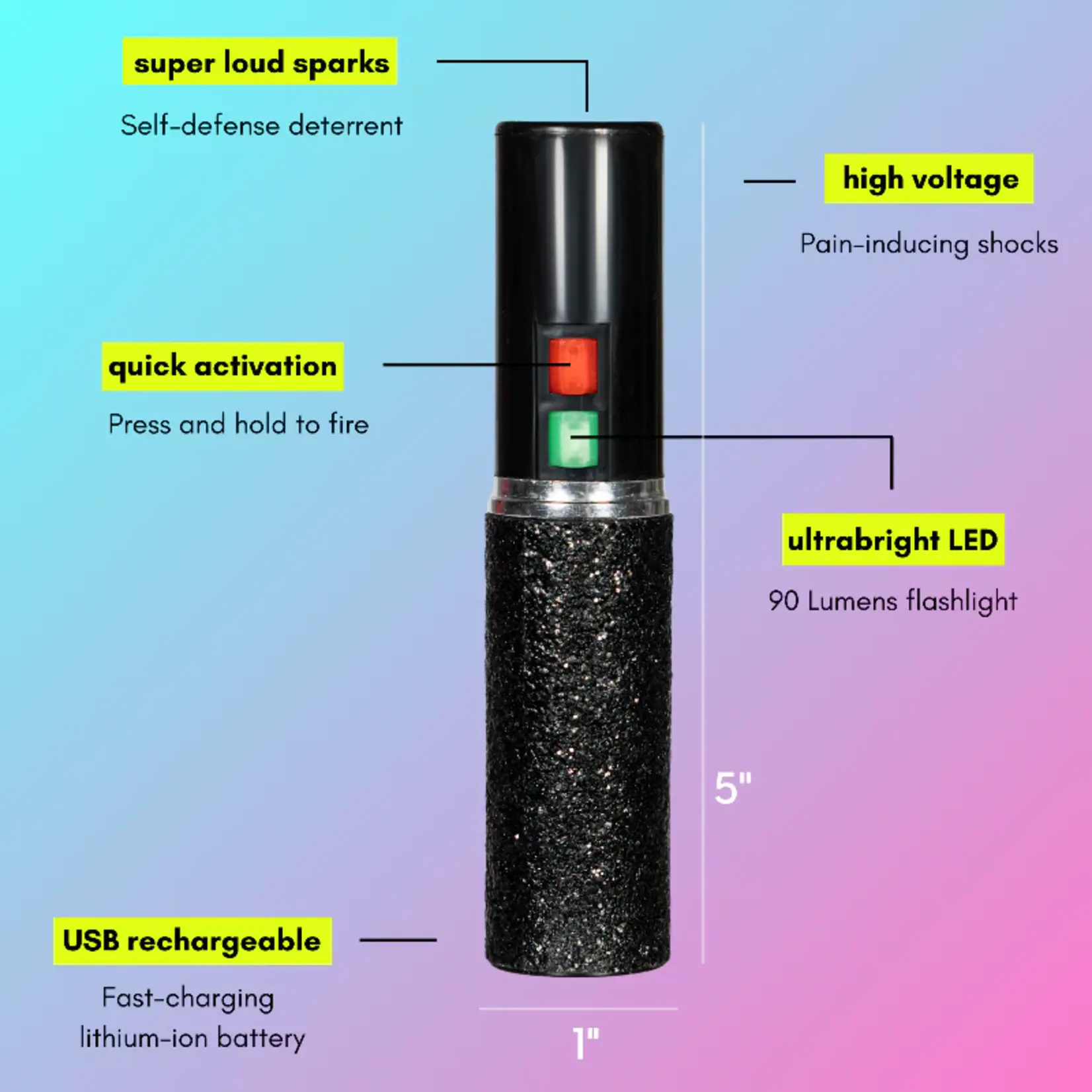 Bling Sting Skinny Mini Stun Gun